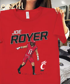 Joe Royer Bearcats Cincinnati Football Shirt – Official NIL Tee