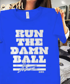 Jonathan Taylor Run the Damn Ball Shirt Indianapolis Football Tee
