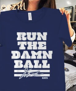 Jonathan Taylor Run the Damn Ball Shirt Indianapolis Football Tees