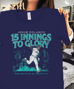 Jorge Polanco Walk-Off 15th Inning Shirt – Seattle Baseball Historic Game 5 Tees