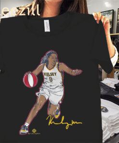 Kelsey Mitchell: Superstar Pose Shirt – Indiana Basketball Tee