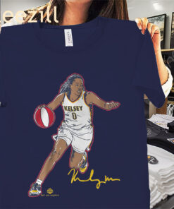 Kelsey Mitchell Superstar Pose Shirt - Indiana Basketball Tees