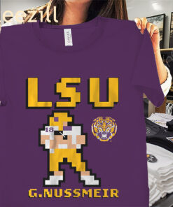 LSU Garrett Nussmeier Retro Style Baller Shirt