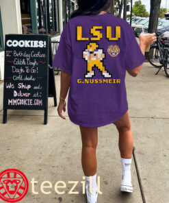LSU Garrett Nussmeier Retro Style Baller Shirt Classic