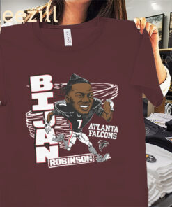 Legend Bijan Robinson Of Atlanta Falcons Shirts