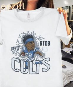 Legend Jonathan Taylor Of Indianapolis Colts Signature Shirts