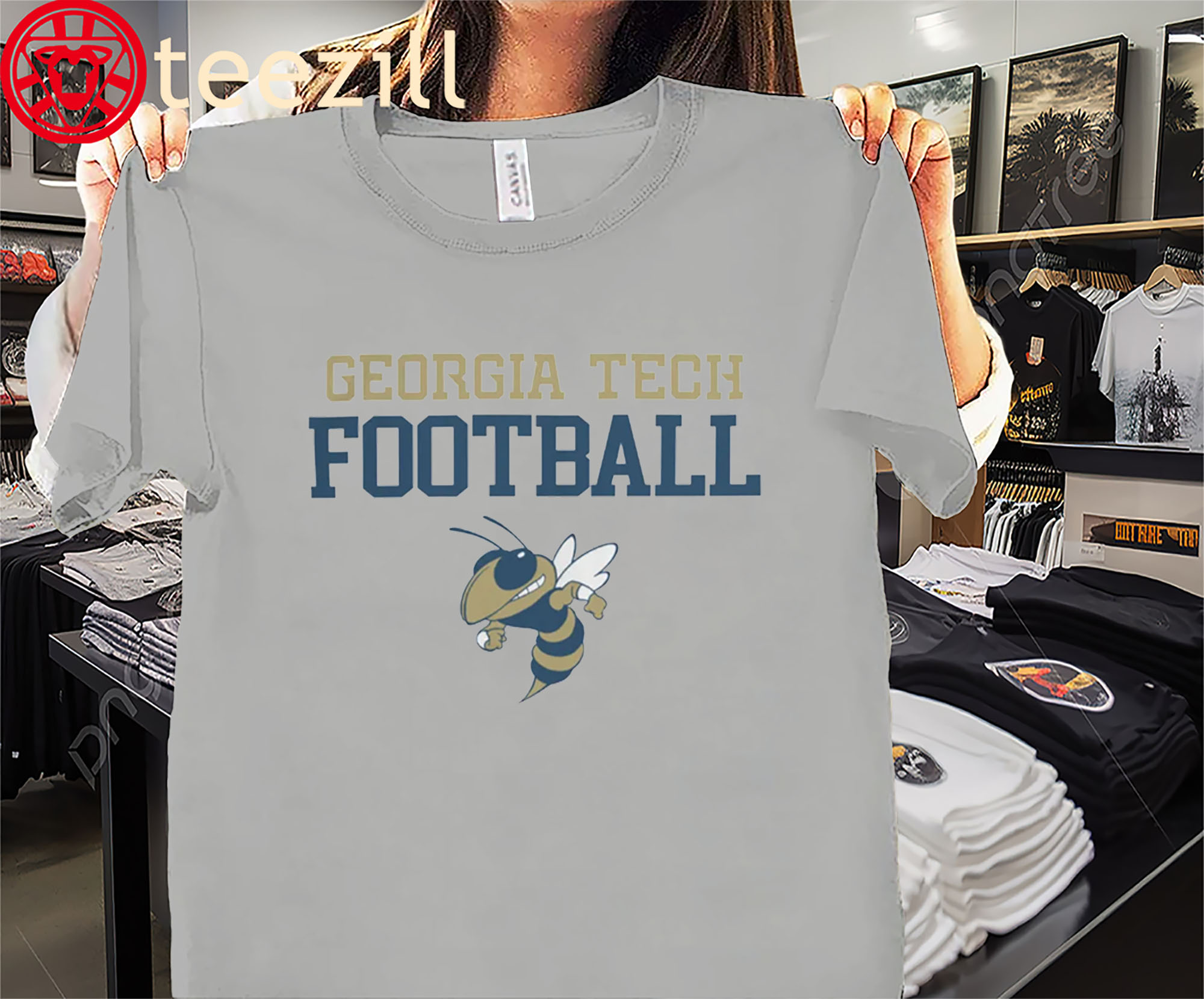 Limited Edition Tee Georgia Tech Yellow Jackets Football Shirts