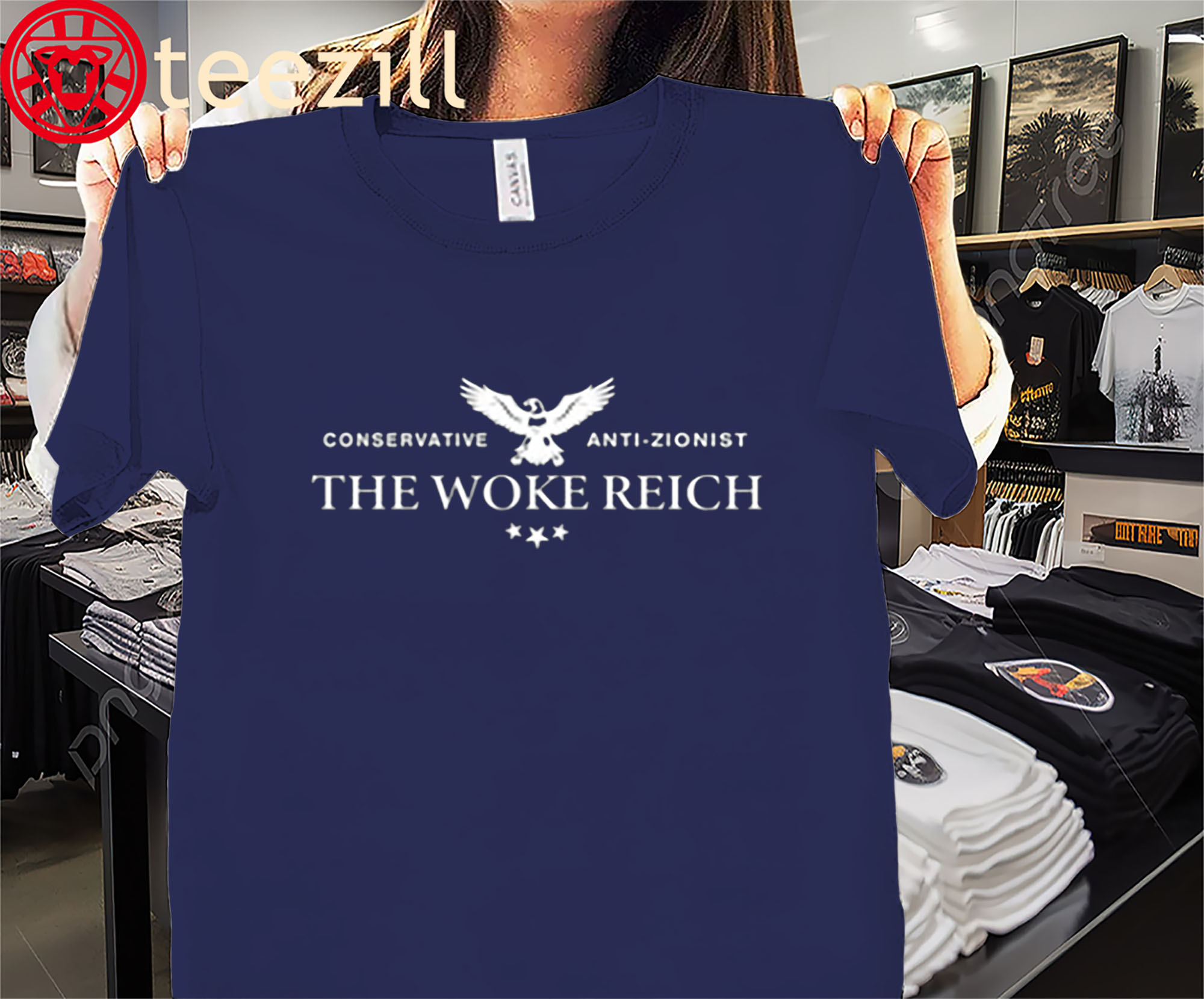 Limted Edition Shirt Conservative Anti Zionist The Woke Reich T-Shirts