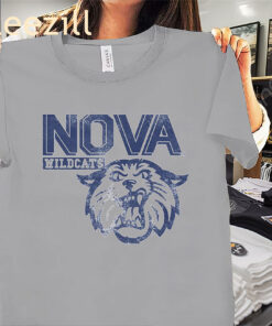 Logo Nova Wildcats Monochromatic and Mascot Shirts