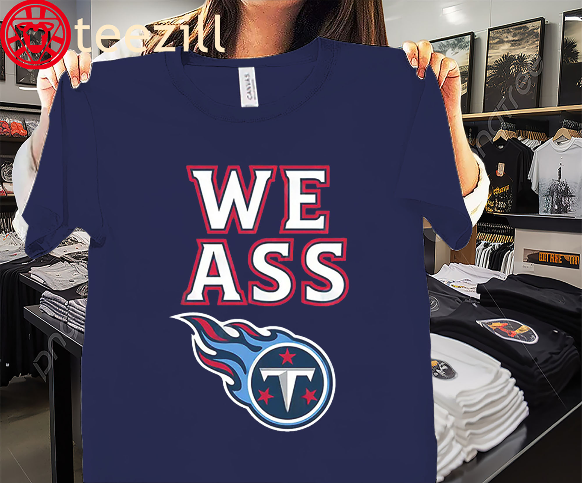 Logo Official Tennessee Titans We Ass Shirt