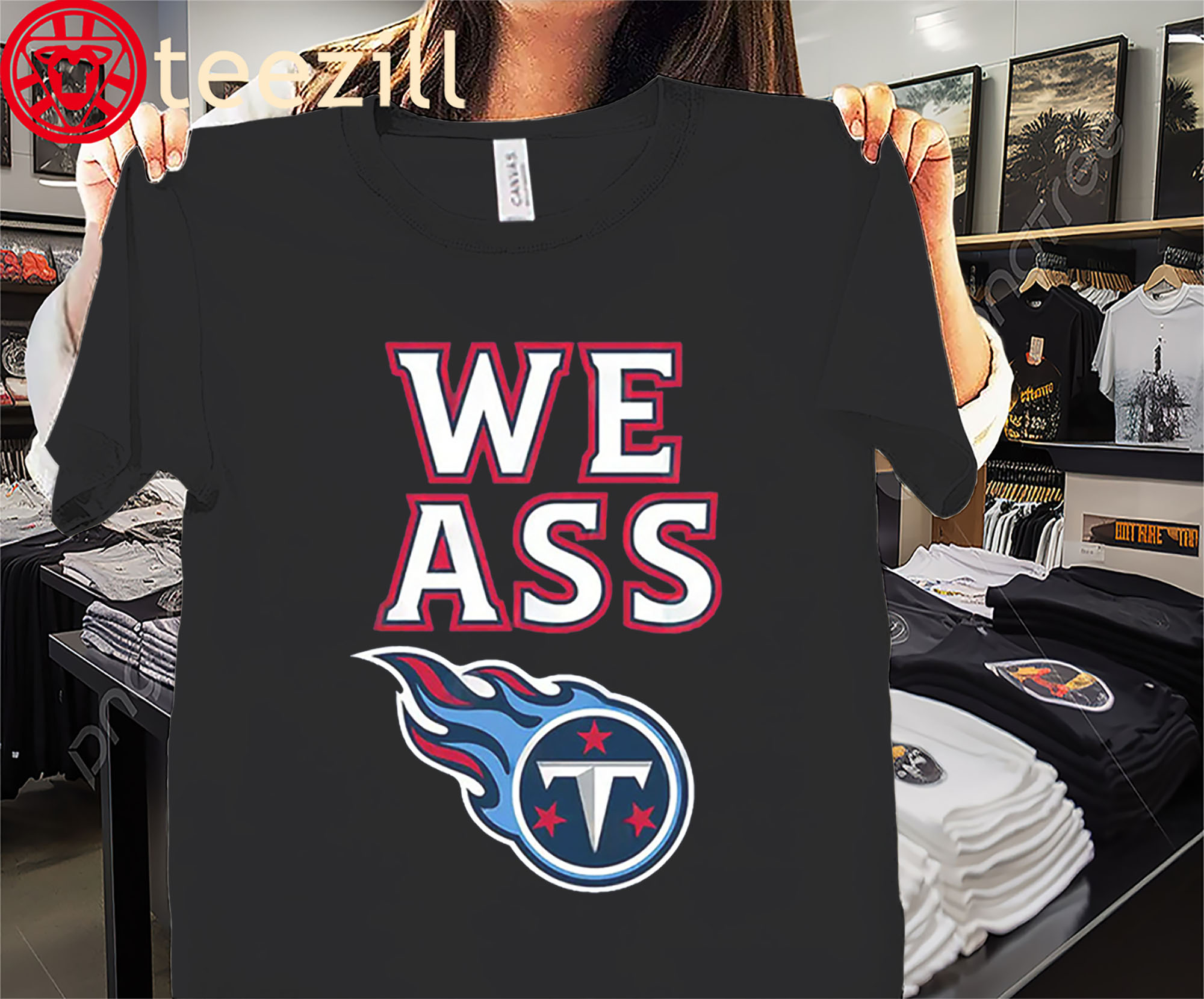 Logo Official Tennessee Titans We Ass Shirts