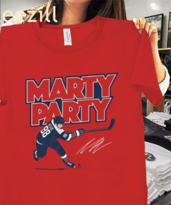 Martin Necas Marty PartyShirt Colorado Hockey Tee