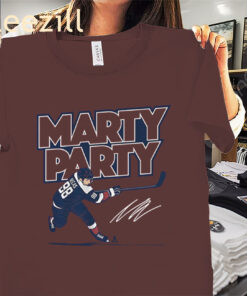 Martin Necas Marty PartyShirt Colorado Hockey Tees