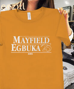 Mayfield-Egbuka ’25 Tee Shirt – Mayfield-Egbuka TB Football Tee