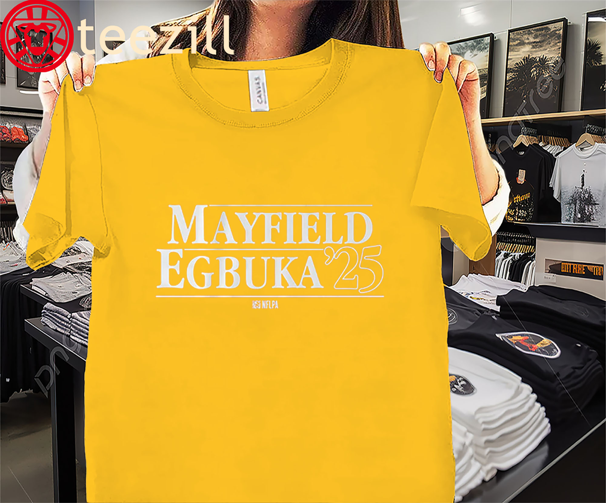 Mayfield-Egbuka ’25 Tee Shirt – Mayfield-Egbuka TB Football Tees