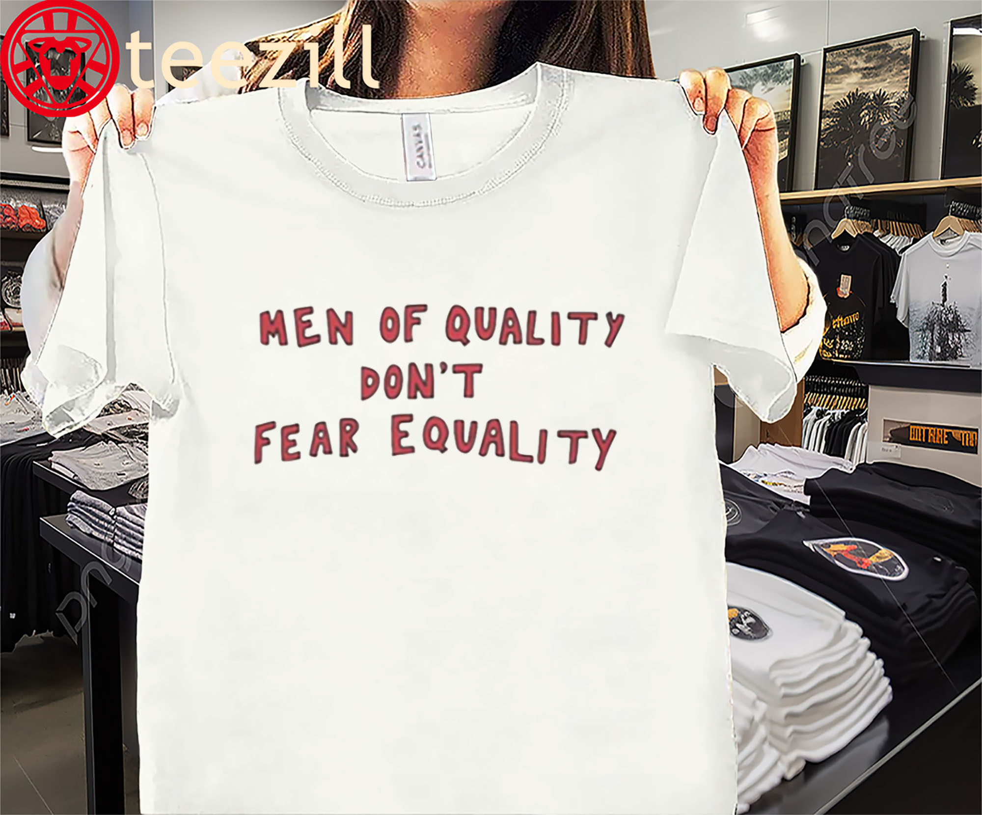 Men of Quality Don’t Fear Equality Shirt – Quinn Meinerz Denver Tee