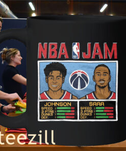 NBA Jam Wizards Johnson and Alex Sarr Mug