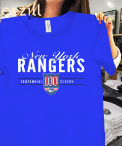 NHL New York Rangers Centennial 100 Seasons Shirt