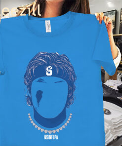 NY Football Jaxson Dart Blank Face Shirt