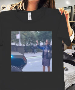 NYC Fuck ICE Polka Dot Dress Baddie Shirt