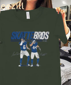 New York Football Tee Jaxson Dart & Cam Skattebo Skattebros Shirts