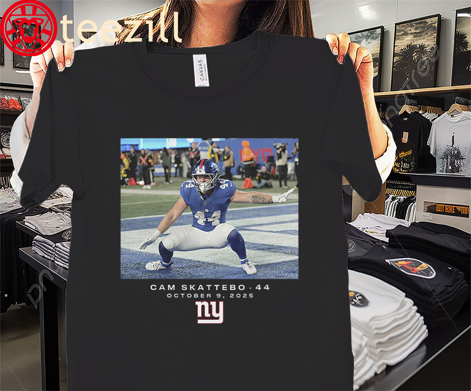 New York Giants Cam Skattebo Shirt