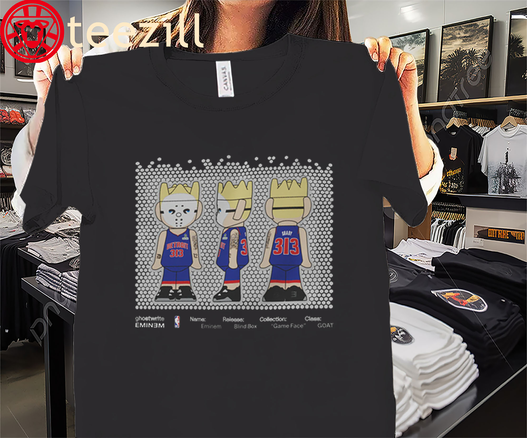 Official Eminem NBA x Eminem “Game Face” Shirt