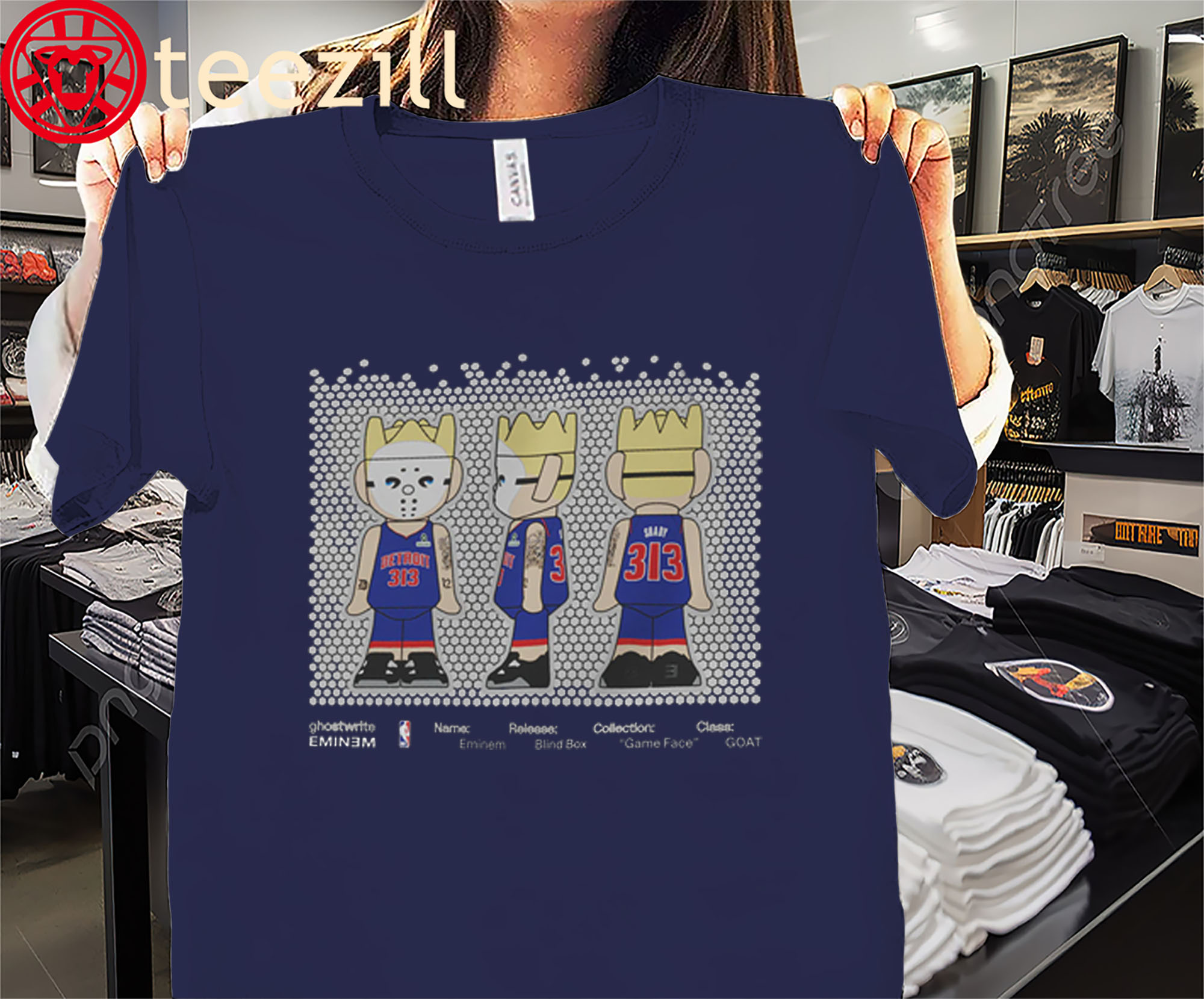 Official Eminem NBA x Eminem “Game Face” Shirts