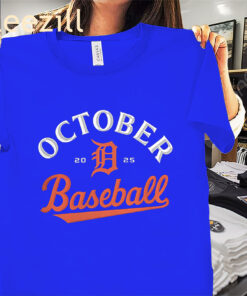 Official Limited Detroit Tigers October Baseball Shirt