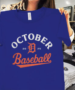 Official Limited Detroit Tigers October Baseball Shirts