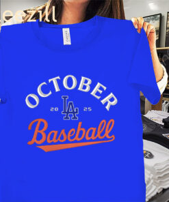 Official Limited LA Dodgers October Baseball Shirt