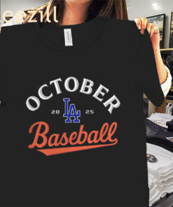 Official Limited LA Dodgers October Baseball Shirts