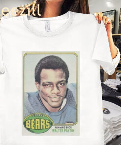 Official Posters Bears Running Back Walter Payton Shirt