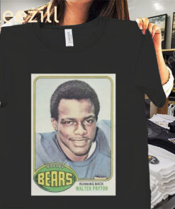 Official Posters Bears Running Back Walter Payton Shirts