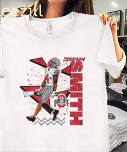 Ohio State Football Shirt – Jeremiah Smith 90s Style Tee