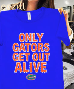 Only Gators Get Out Alive Shirt – The Swamp Tee