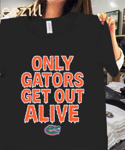 Only Gators Get Out Alive Shirt – The Swamp Tees