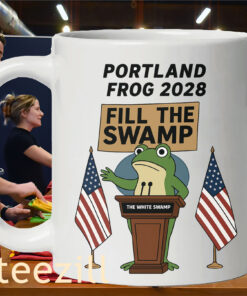 Portland Frog 2028 Fill The Swamp Tee Mug