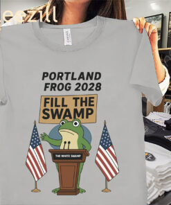 Portland Frog 2028 Fill The Swamp Tee Shirt