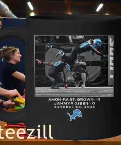 Posters Official Amon-Ra St. Brown & Jahmyr Gibbs Detroit Lions Mug