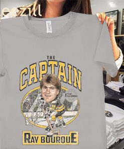 Posters Official The Captain Ray Bourque Shirt National Hockey Tshirts