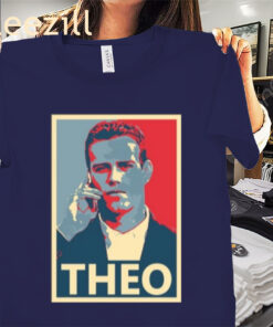 Posters Official Theo Epstein in Action Signed by Artist Print Shirt