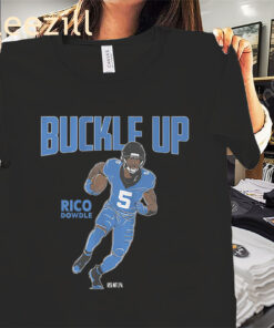 Rico Dowdle Buckle Up Shirt – Carolina Football Tee