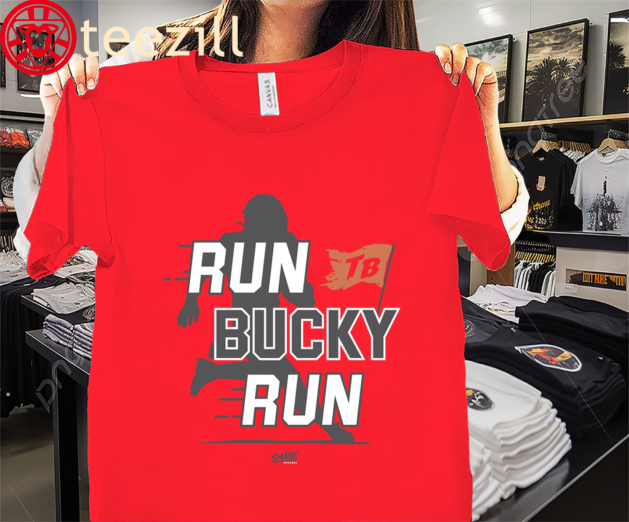 Run Bucky Run Tampa Bay Buccaneers Shirt – TB Football Tee
