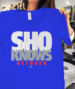 Shohei Ohtani Sho Knows October T-Shirt Los Angeles Baseball Tee
