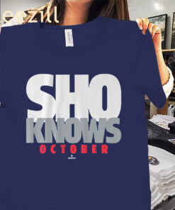 Shohei Ohtani Sho Knows October T-Shirt Los Angeles Baseball Tees