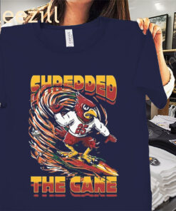 Shredded The Cane Shirt Louisville Cardinals Tees