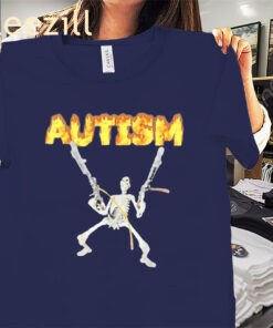 Skeleton Greta Thunberg Autism Shirts