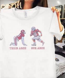 Sooners Their Arch Our Arch Shirt Texas Longhorns Baseball Tees