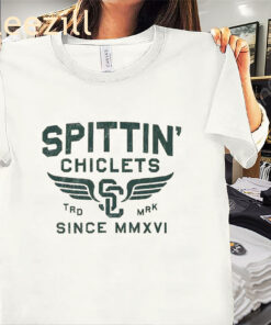 Spittin Chiclets Wings Pocket SC Hockey Shirt